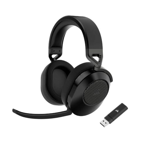 Corsair HS65 Wireless Gaming Headset - Over-ear - Black