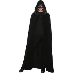 Maskworld Colombina Nera mit schwarzem Umhang (One Size)