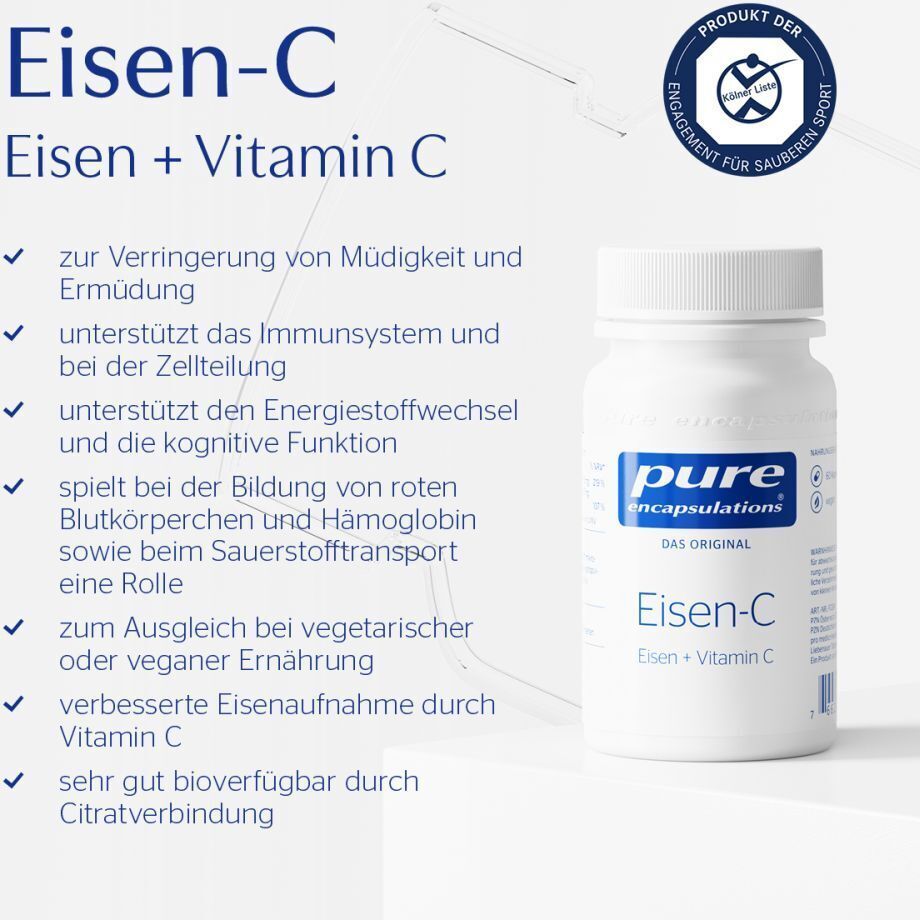 Pure Encapsulations Eisen C Kapseln 60 St