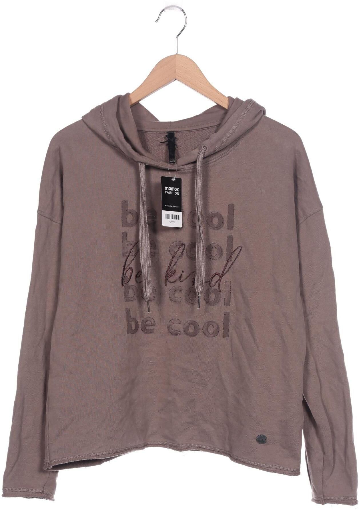 Key Largo Damen Kapuzenpullover, Grau, Gr. M, Baumwolle - Second Hand