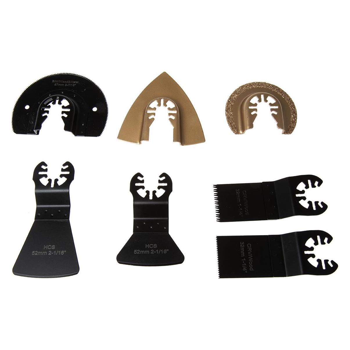 RS PRO 7pcs Oscillating Blade Set (for wood) (S0700OB)