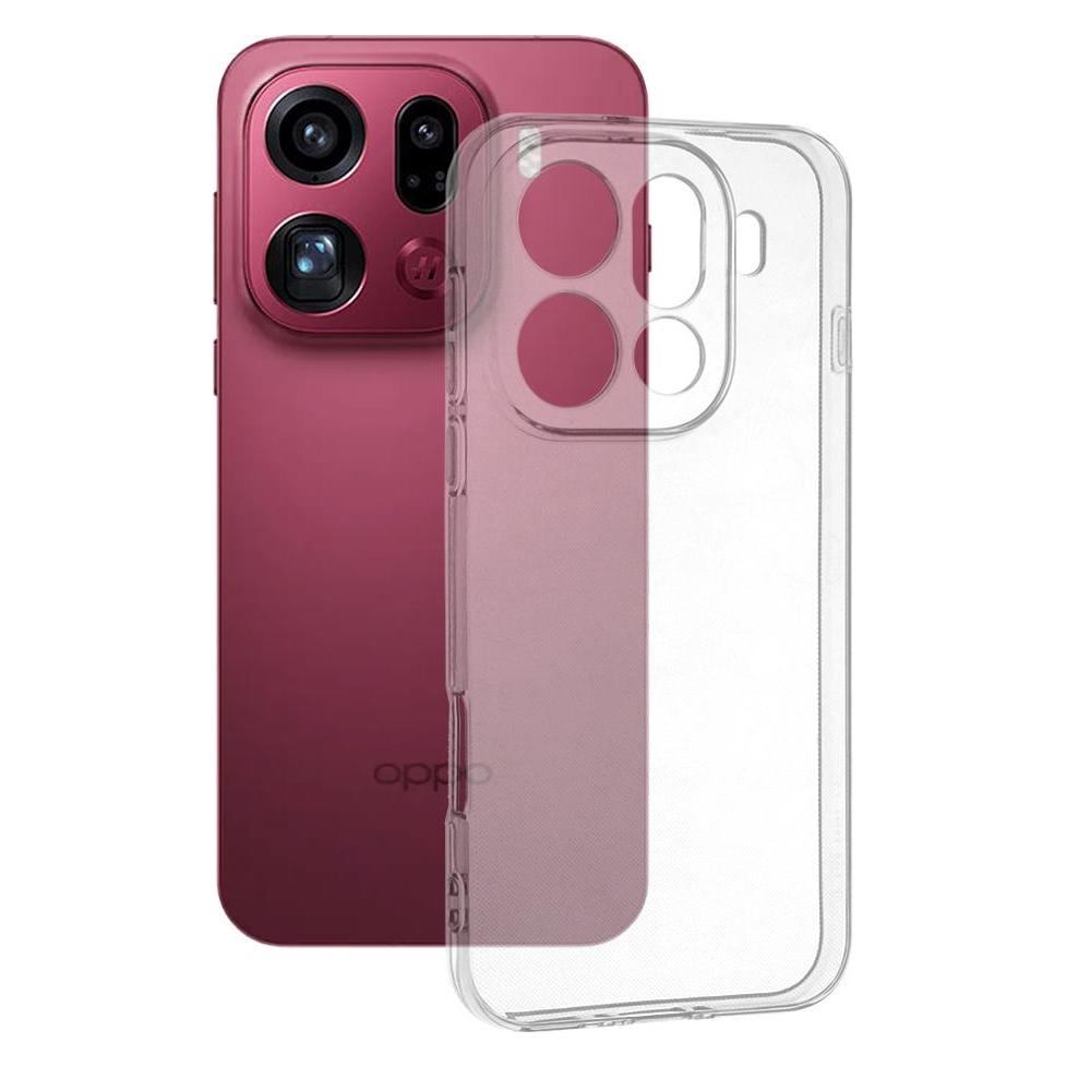Techsuit - Clear Silicone - Oppo Find X9 Pro - Transparent (Oppo Find X9 Pro) (64694002)