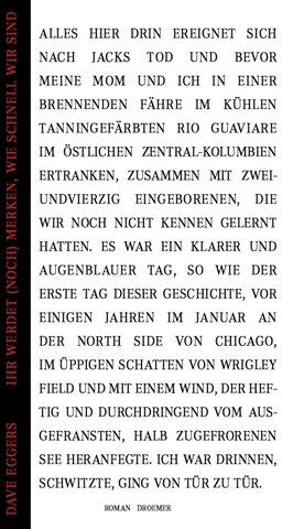 Dave Eggers - Ihr werdet (noch) merken, wie schnell wir sind - Preis vom 09.10.2026 07:28:09 h