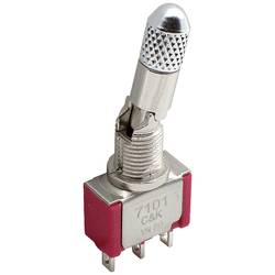 C & K Switches 7411P3YWBE Kippschalter 20 V/AC, 20 V/DC 0.4 A 1 x Ein/Ein/Ein 1 St. Bulk