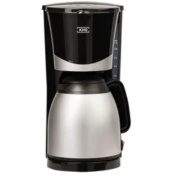 KHG Thermo-Kaffeeautomat  TKA-101SS , schwarz , Kunststoff,Edelstahl,Metall , Maße (cm): B: 27,8 H: 36,5 T: 19.9