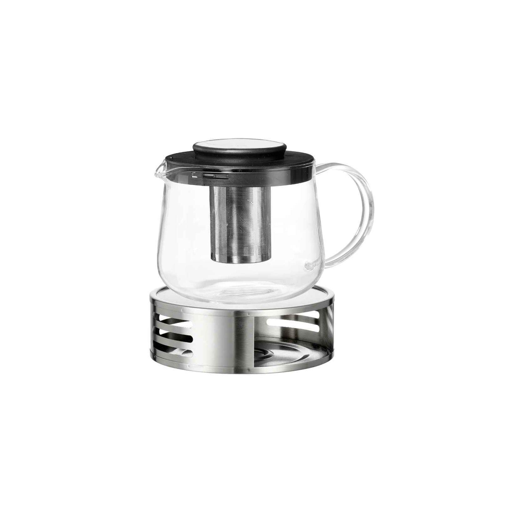 Ritzenhoff & Breker Teekanne mit Sieb & Stövchen Yucca 1,5 l 2er Set