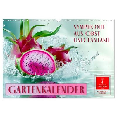 Gartenkalender - Symphonie aus Obst und Fantasie (Wandkalender 2026 DIN A3 quer), CALVENDO Monatskalender