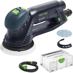 Festool Exzenterschleifer ROTEX RO 125 FEQ-Plus, 125mm Ø, 500 W, mit Koffer