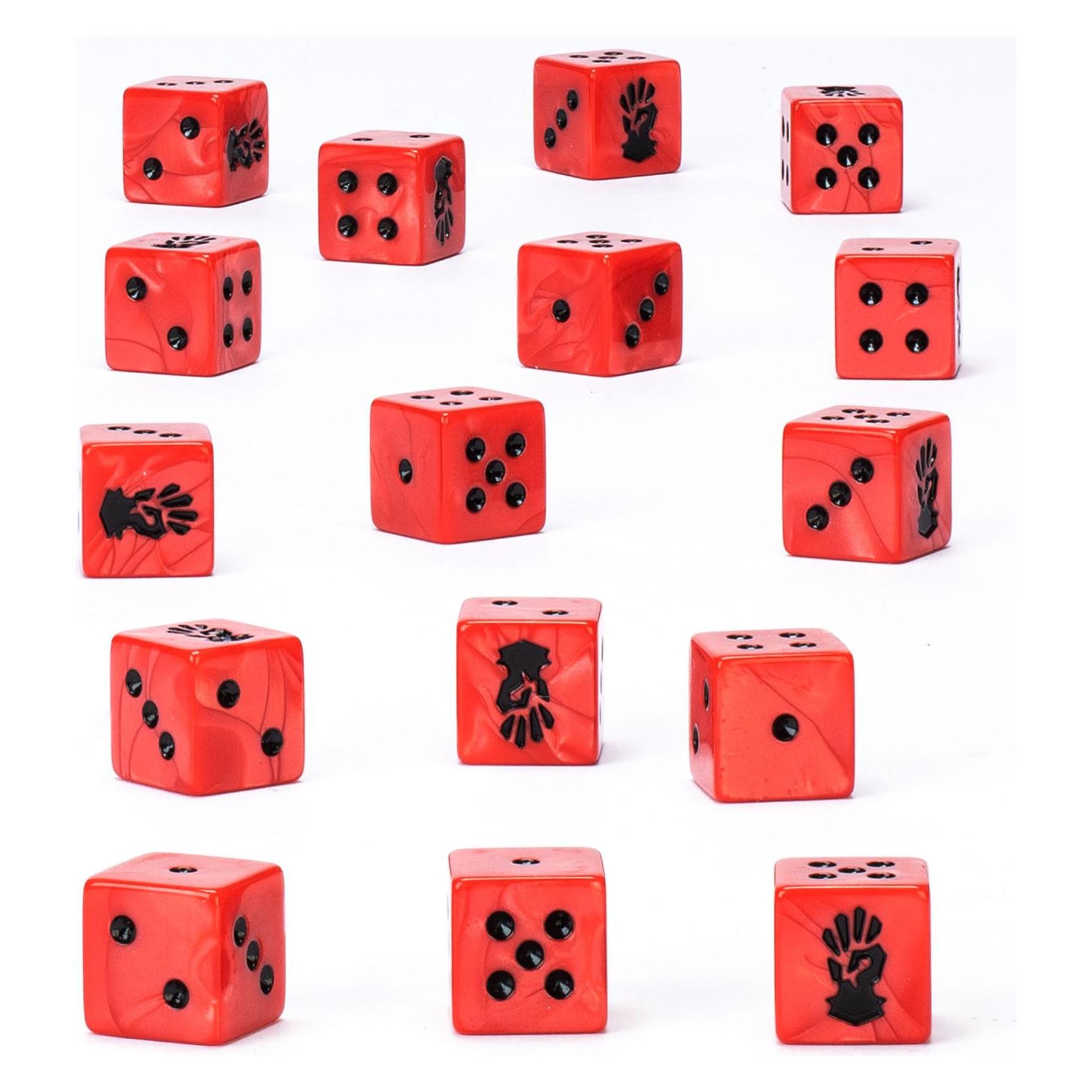 Games Workshop Warhammer 40k - SMC Red Corsairs Dice Set (43-115)