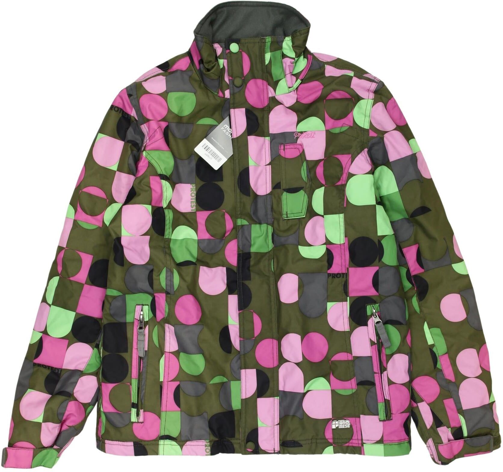Protest Mädchen Jacke oder Mantel, Mehrfarbig, Gr. EU 176, Synthetik - Second Hand