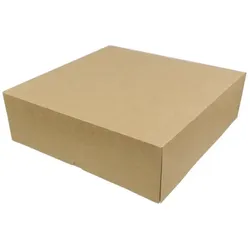 MONOUSO - Kraftkarton-Box mit Klappe vorne 39x39+10cm (100 Stück)