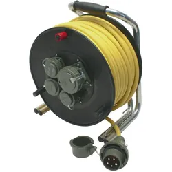 Dönges, Kabelrolle, Leitungsroller Feuerwehr, DIN 14680, 230 V/400 V, 16 A (50 m, 2.50 mm2)