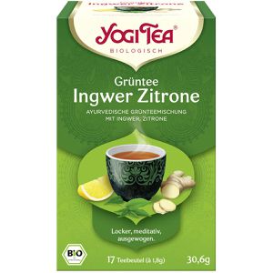 YogiTea Tee Ingwer Zitrone, BIO, Grüner Tee, 30,6 g, 17 Beutel
