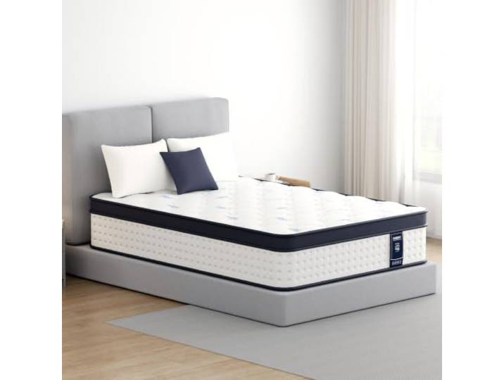 Grbsy H3 Hybrid Matratze 140x190 cm, 26 cm Höhe, 7-Zonen Taschenfederkernmatratze mit Memory-Schaum, Ergonomische Unterstützung, Bewegungsisolierung, Oeko-TEX & CertiPUR-US Zertifiziert