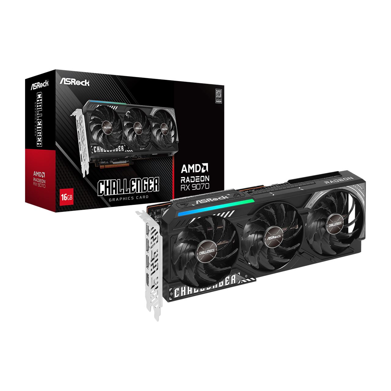 16GB ASRock Radeon RX 9070 Challenger Aktiv PCIe 5.0 x16 (Retail)