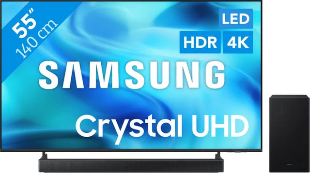 Samsung 55 inch Led TV U8070H (2026) met Samsung HW-B66CF (2025) Soundbar