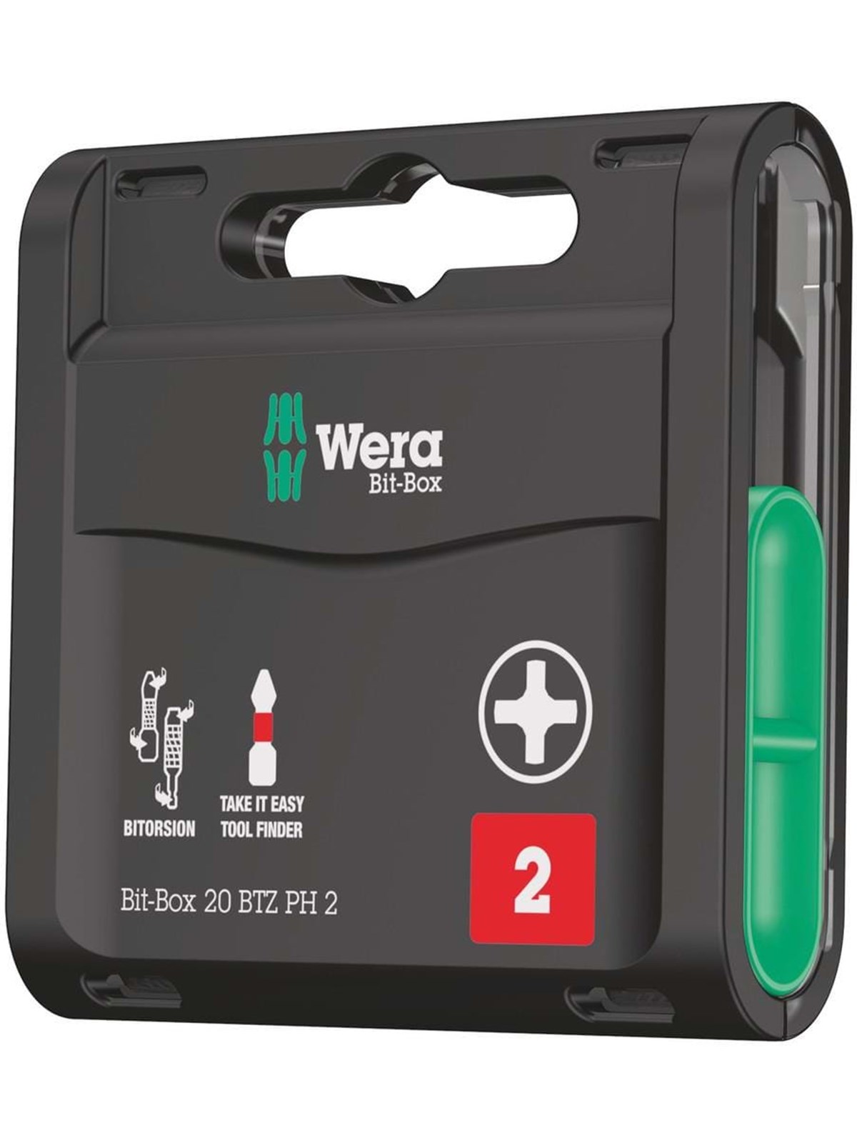Wera Bit-Sortiment, Bit-Box 20 BTZ PH 2, 20-teilig