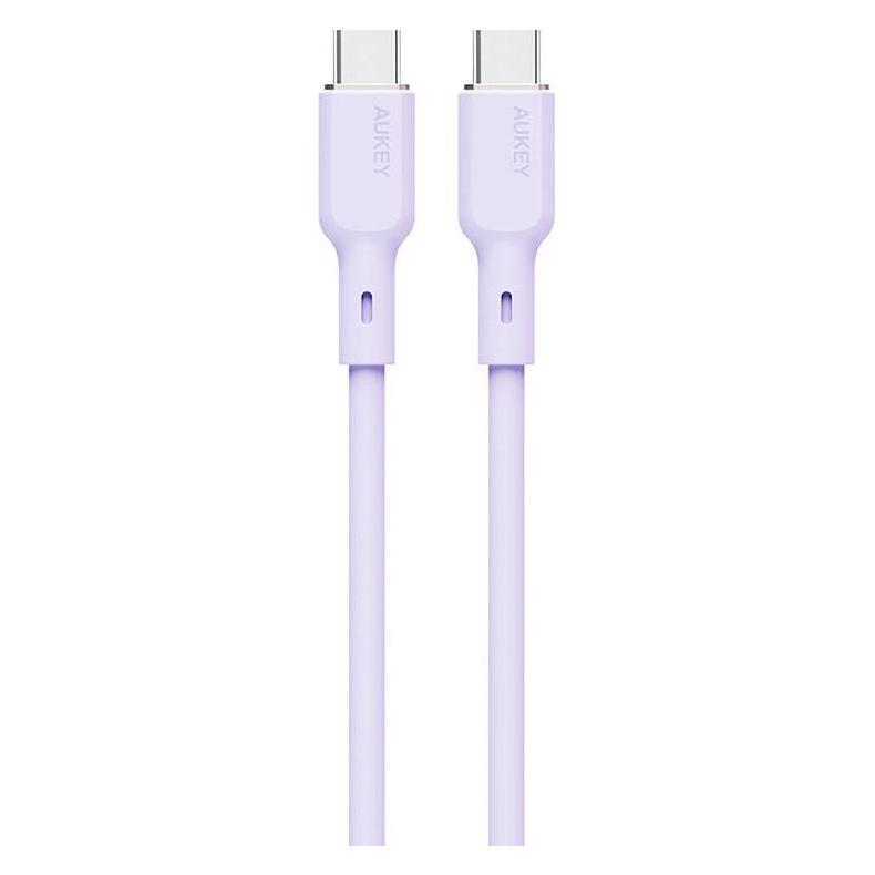 Aukey USB-C to USB-C Cable CB-SCC101, 100W, 1m (lavender) (1 m, USB 2.0, 100 W) (CB-SCC101 Lavender)