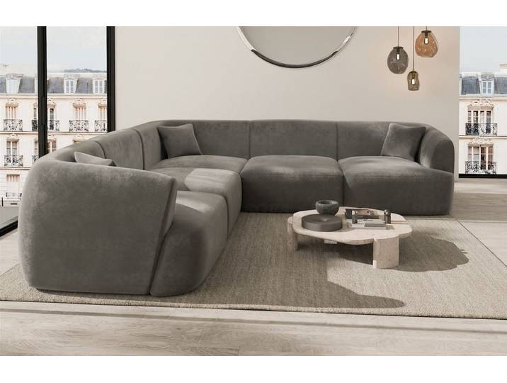 Stoff Ecksofa Tabarca L-Form