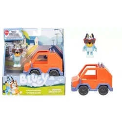 Bluey: Auto mit Bluey-Figur