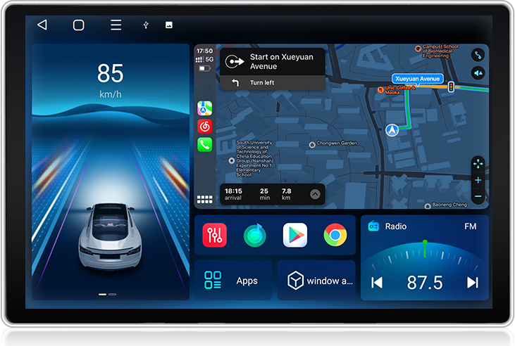13.1" Android 15 Autoradio Carplay Andriod Auto Für BMW E46 3er 318 320 325 M3 GPS Navi WIFI 4G BT FM DAB+ SWC Octa Core 6GB+128GB RDS DSP Mirror Link