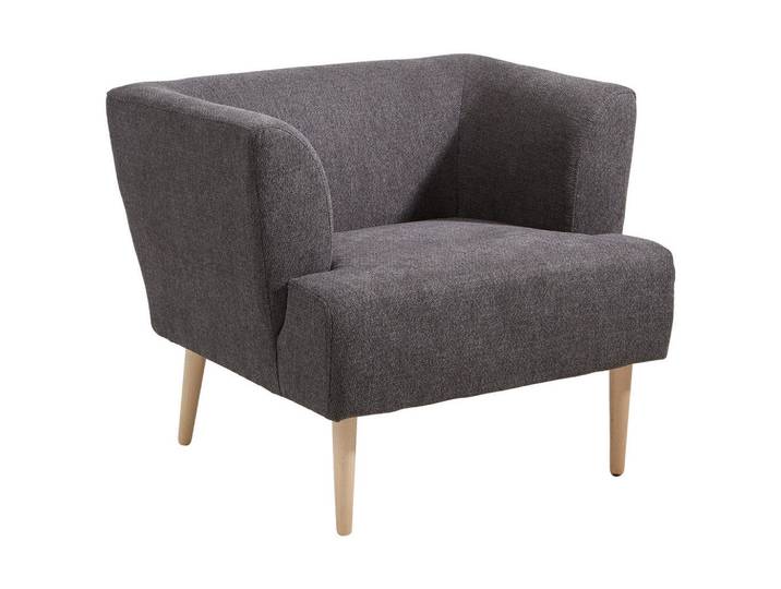 Hom`in Sessel, Dunkelgrau, Holz, Buche, massiv, 85x71x80 cm, Stoffauswahl, Wohnzimmer, Sessel, Sonstige Sessel