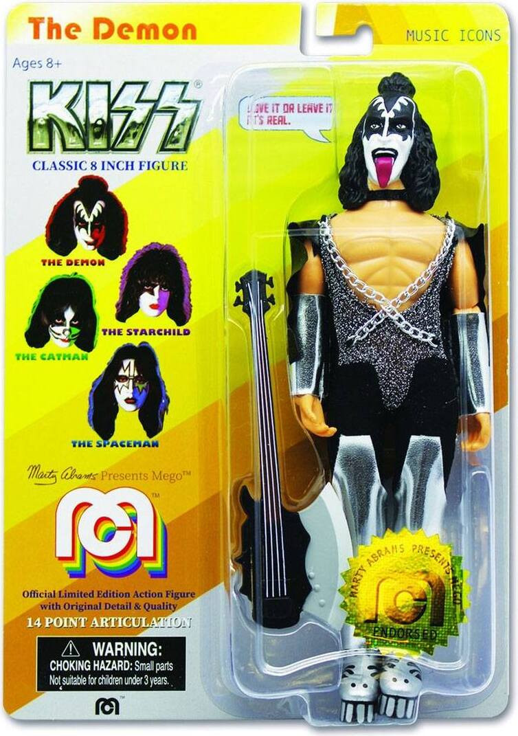 MEGO Actiefiguur Kiss Love Gun Demon, 20 cm, MEGO62771