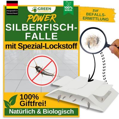 Green Guardia Silberfisch Falle mit Spezial-Lockstoff: 12