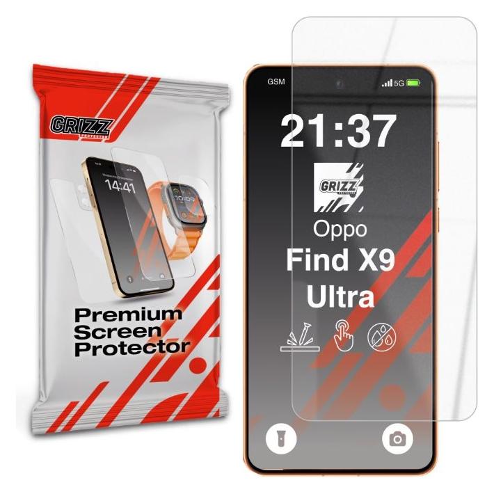 Grizz Glass GrizzGlass Szkło hybrydowe GrizzGlass HybridGlass do Oppo Find X9 Ultra (Oppo Find X9 Ultra) (GRZ19488)