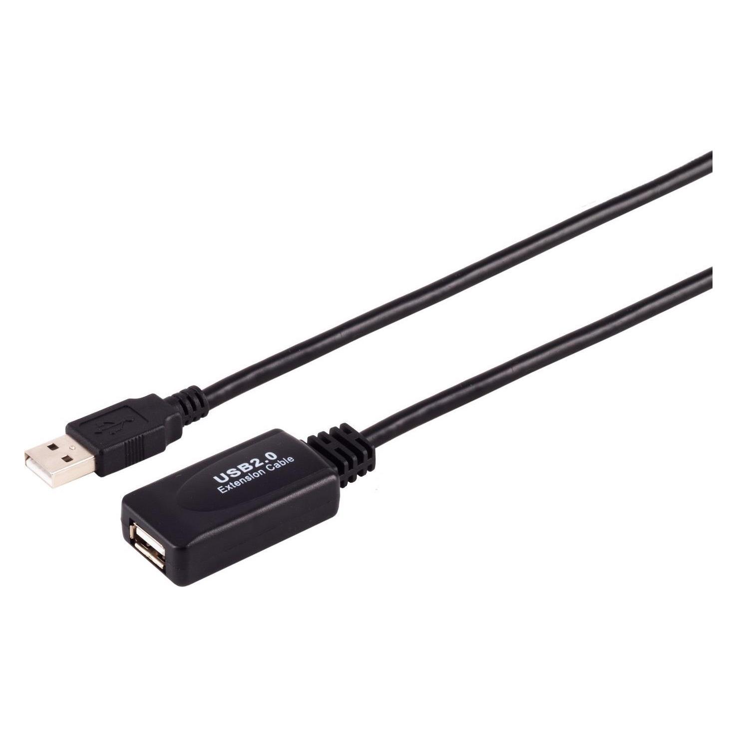 Shiverpeaks S/CONN maximum connectivity USB-Verlängerungskabel-Aktive USB-A Verlängerung, USB 2.0, 480Mbps, 15m (15 m, USB 2.0) (13-26085)