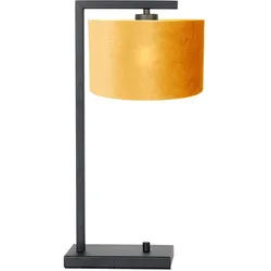 Tischleuchte Wohnzimmerlampe Leseleuchte Schlafzimmerleuchte Gold H 48 cm