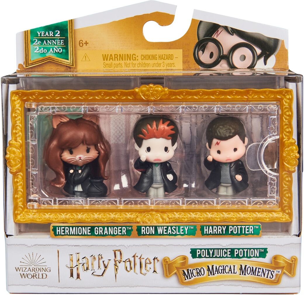 Wizarding World Pack minifiguras Harry, Ron y Hermione .