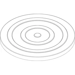 BOSCH Ersatzteil TTNR: 8735100307 Abdeckung Deckel D960 weiß everp