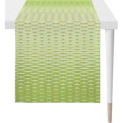Tischläufer APELT "3909 OUTDOOR, Sommerdeko, Sommer", grün, B:48cm L:140cm, Polyacryl, Tischdecken, Digitaldruck