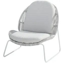 4 SEASONS OUTDOOR Gartensessel Delano Edelstahl Light Grey