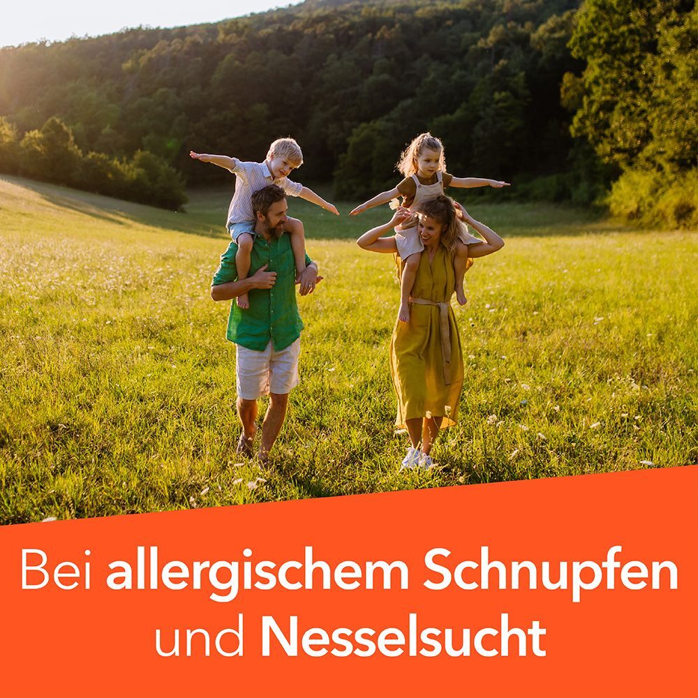 CETIRIZIN-ratiopharm bei Allergien 10 mg Filmtabl. Doppelpack 2x100 St Filmtabletten