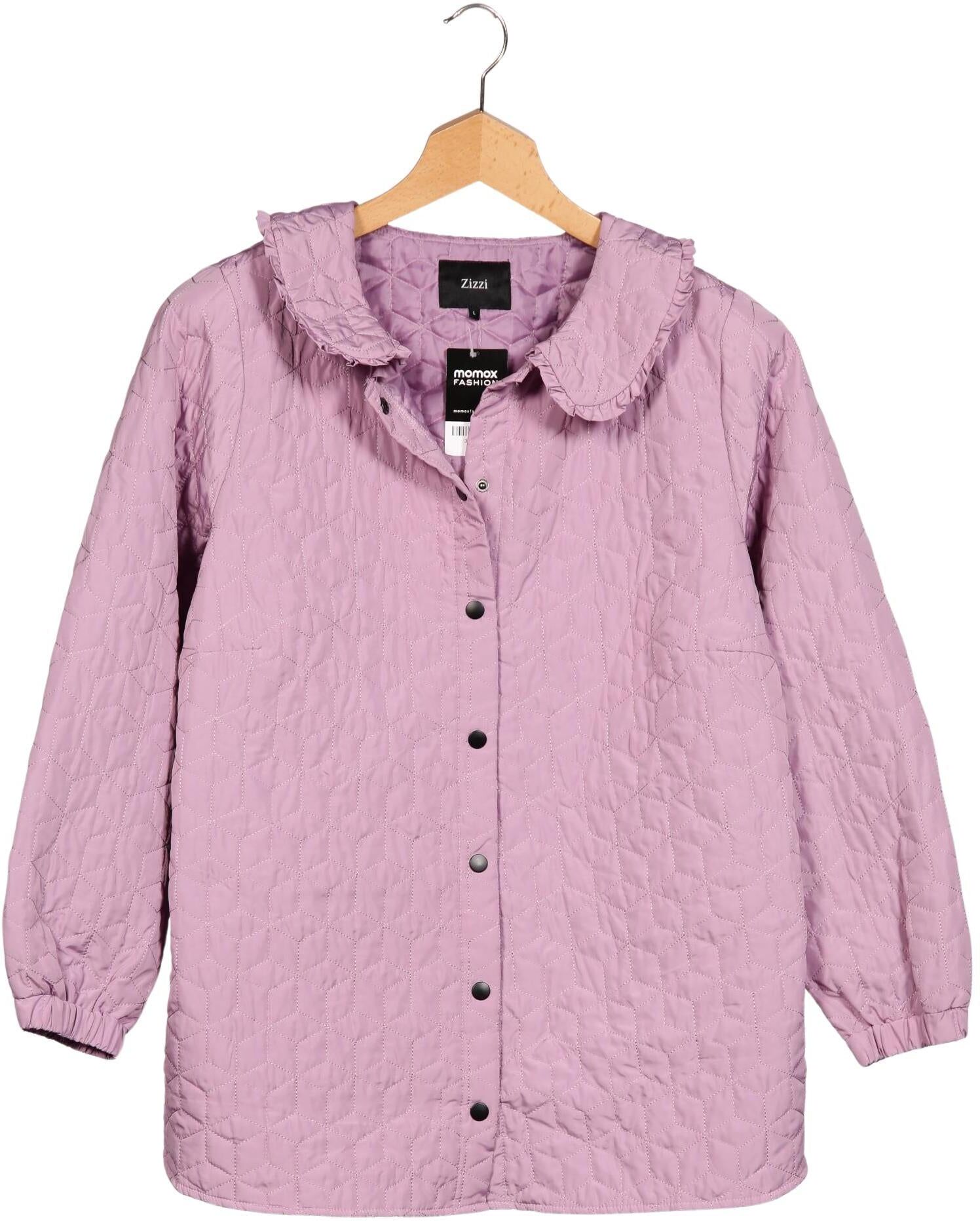 Zizzi Damen Jacke, Flieder, Gr. L, Synthetik - Second Hand