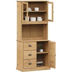 vidaXL, Kommode + Sideboard, Inlenor (Mit 1 Tür) (78 x 40 x 175 cm)