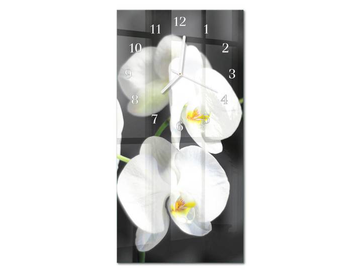Tulup Wanduhr 30x60 cm - Horizont, Mehrfarbig, Glas, Rechteckig, 30x60x0.4 cm, Dekoration, Uhren, Wanduhren