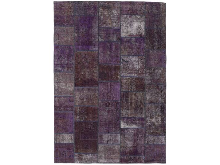 Patchwork Teppich 204x304 Handgeknüpft Modern Orientteppich Perserteppich Wolle