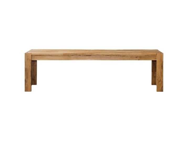 P & B Sitzbank, Eichefarben, Holz, Wildeiche, massiv, 160x45x33 cm, Esszimmer, Bank, Sitzbänke