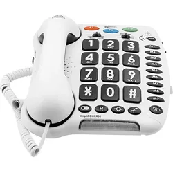 Geemarc telefoon voor slechthorenden en senioren /, Telefon, Weiss