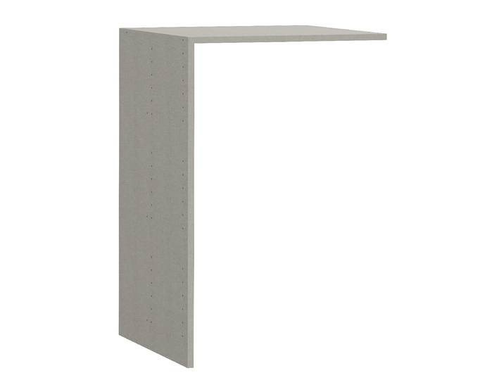 Schrankeinsatz 52cm Grau Spanplatte, foliert
