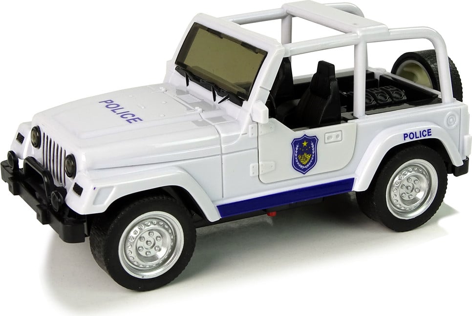 Lean Toys Off-road politieauto wit