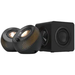 Creative Labs Creative Pebble X Plus Lautsprecherset 30 W Universal Schwarz 2.1 Kanäle Bluetooth