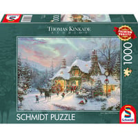 Thomas Kinkade Studios: Santas Nacht bevor Weihnachten, Puzzle 1000 Teile
