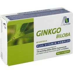 Ginkgo 100 mg Kaps + B1 C+E