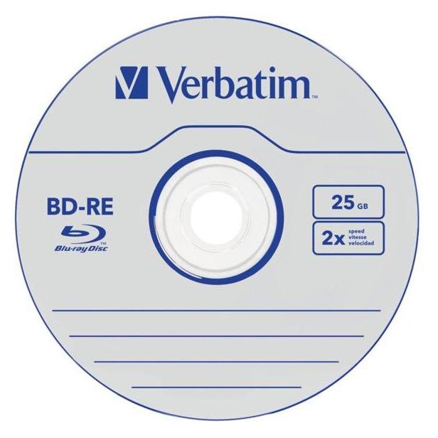 Verbatim Bd-Re (5x) (43615)