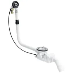 Bette Ab- und Üblaufgarnitur Rotaplex B612000 Trio RT5, verlängert für Silhouette, weiß
