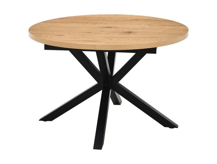 Livetastic Esstisch, Eiche, Metall, oval, eckig, 120x75x120 cm, Esszimmer, Tische, Esstische, Esstische oval